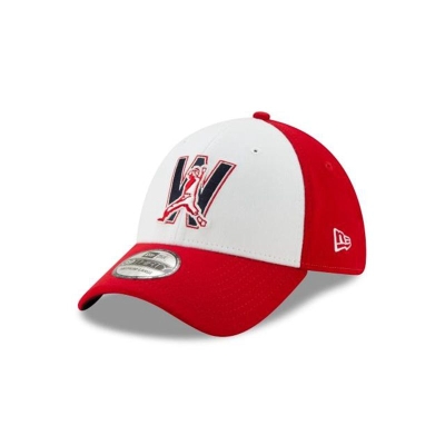 Blue Washington Nationals Hat - New Era MLB Team Classic Alt 4 39THIRTY Stretch Fit Caps USA6752419